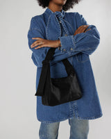 Black Mini Nylon Shoulder Bag