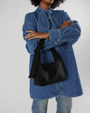 Black Mini Nylon Shoulder Bag