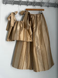 Handmade Silk Top With Bows