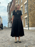 Handmade Black Cotton Dress
