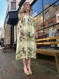 Handmade Vintage Cotton Dress With Bows