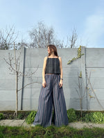 Handmade Black Linen Top