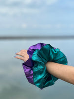 Handmade Shiny Purple Oversized Cloud Scrunchie