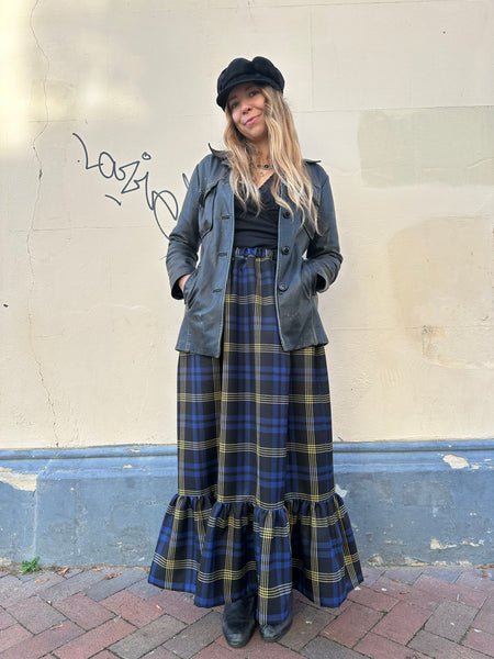 Handmade Long Wool Skirt