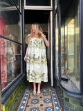 Handmade Vintage Cotton Dress With Bows