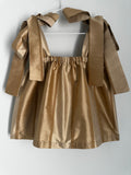 Handmade Silk Top With Bows