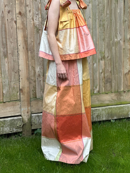 Handmade Wide Silk Trousers