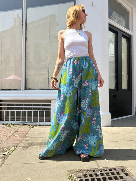 Handmade Wide Vintage Cotton Trousers
