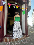 Handmade Vintage Cotton  Wide Trousers