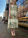 Handmade Vintage Cotton Dress With Bows