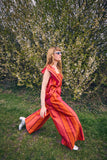 Handmade Wide Silk Trousers