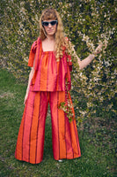 Handmade Wide Silk Trousers