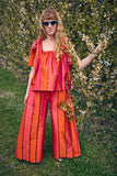 Handmade Wide Silk Trousers