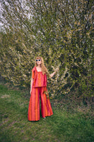 Handmade Wide Silk Trousers