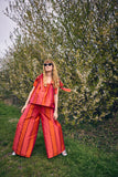 Handmade Wide Silk Trousers