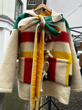 Handmade Vintage Wool Blanket Jacket