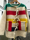 Handmade Vintage Wool Blanket Jacket