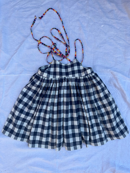 Handmade Sleeveless Linen Cotton Dress