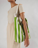 Green Awning Stripe Duck Bag