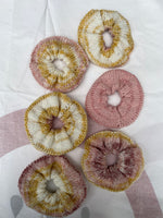Handmade knitted scrunchie